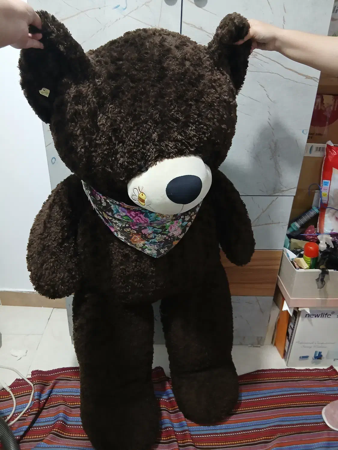 فروش یک عدد عروسک خرس ۱ متری در حد نو|اسباببازی|اندیشه, اندیشه فاز ۱|دیوار