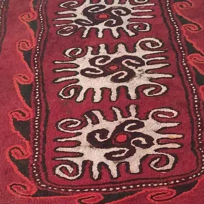 کچه نمد ترکمنی|گلیم، جاجیم، گبه|گنبد کاووس, |دیوار