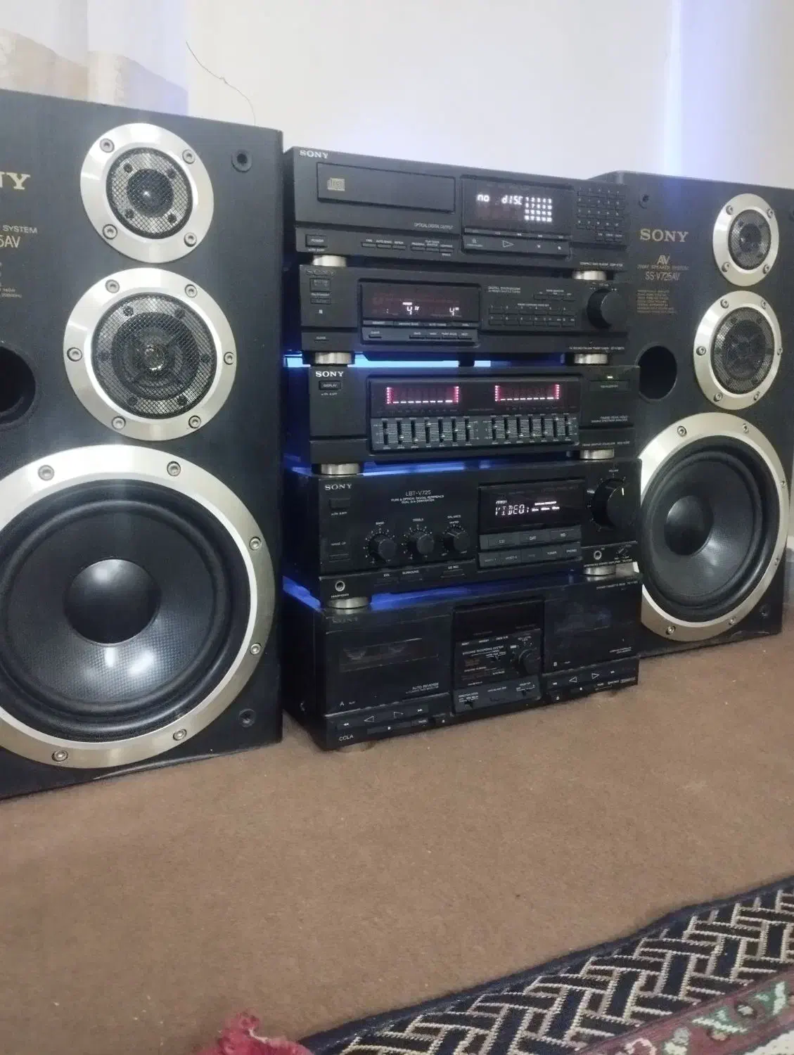 سیستم طبقاتی سونی 725|سیستم صوتی خانگی|اسلامشهر, شهرک لاله|دیوار