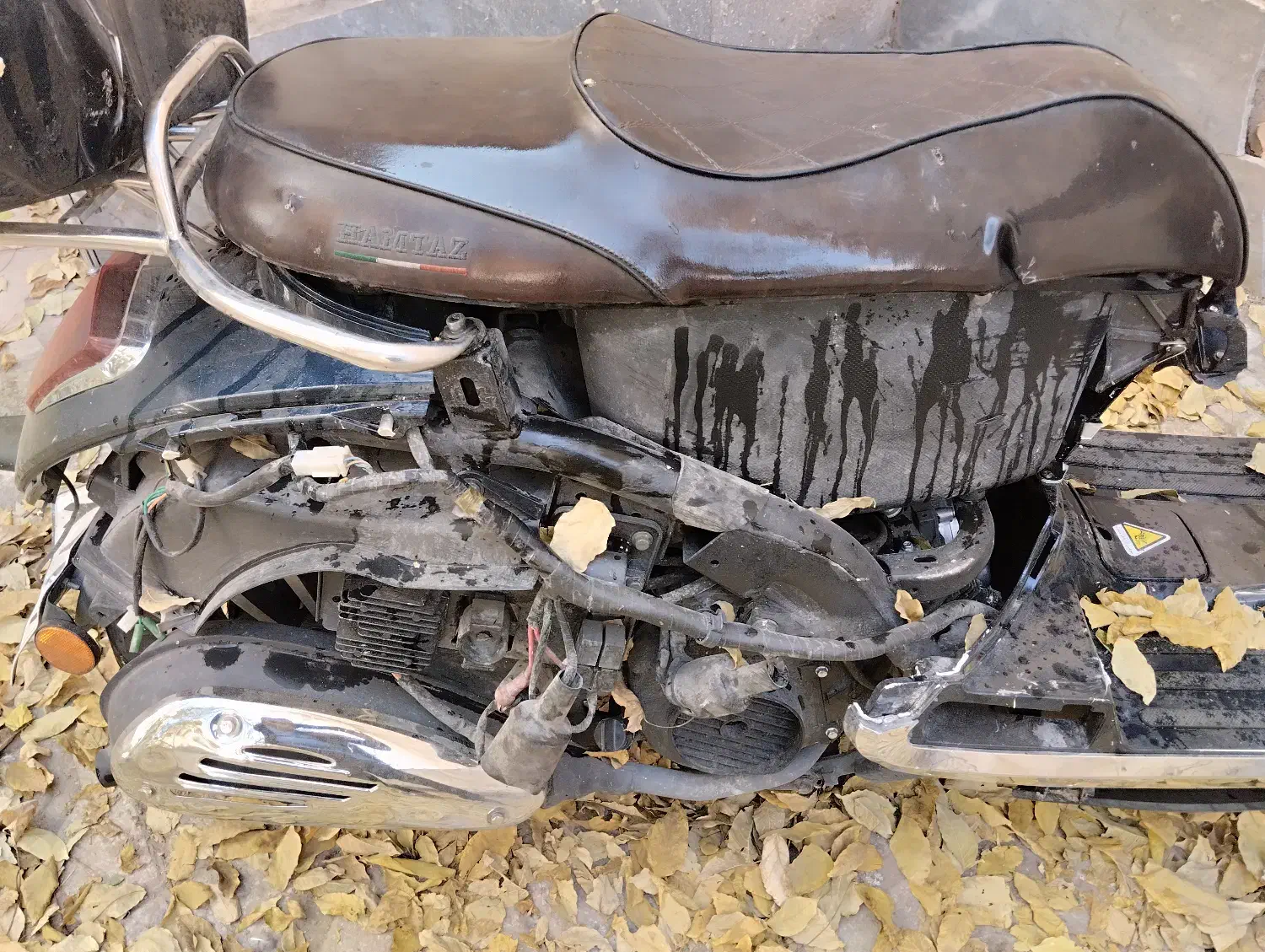 موتور همتاز RS 150 جنگ زده|موتورسیکلت|تهران, مجیدآباد|دیوار