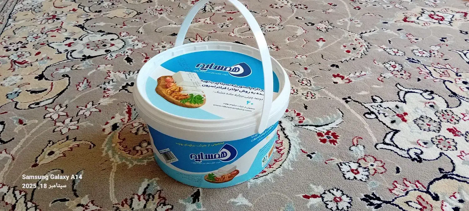 سطل خالی پنیر همسایه|ظروف نگهدارنده، پلاستیکی، یک‌بارمصرف|قائن, |دیوار