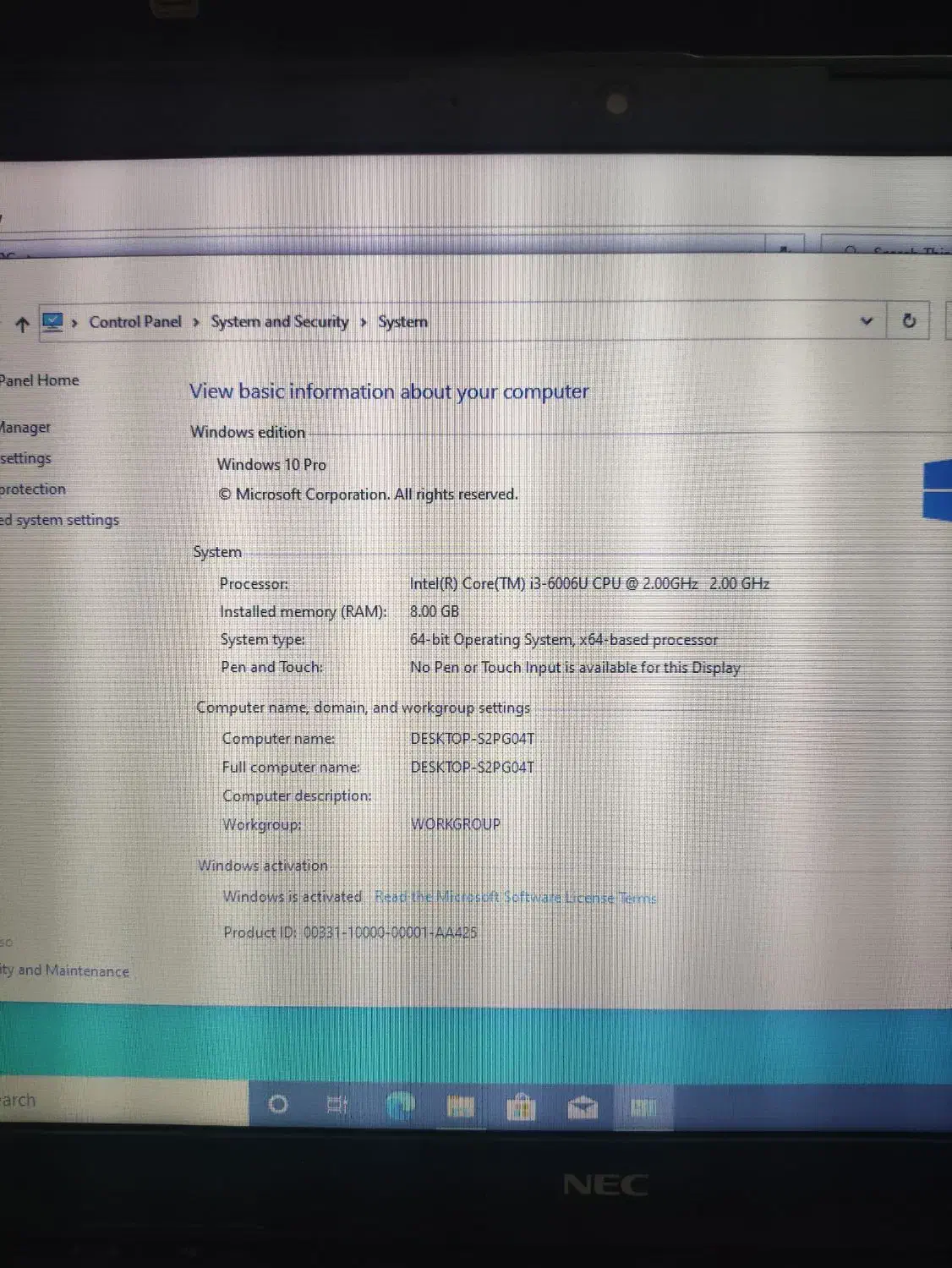 لب تاب NEC نسل ۶|رایانه همراه|زاهدان, |دیوار