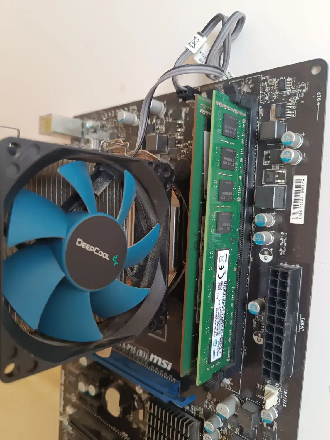 باندلH61 مادربرد+cpu+رم+خنک کننده|قطعات و لوازم جانبی رایانه|مبارکه, |دیوار