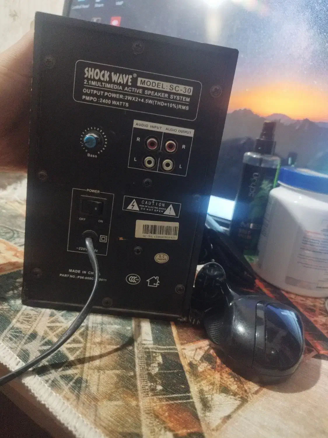 اسپیکر کامپیوتر شوک ویو|قطعات و لوازم جانبی رایانه|زنجان, |دیوار