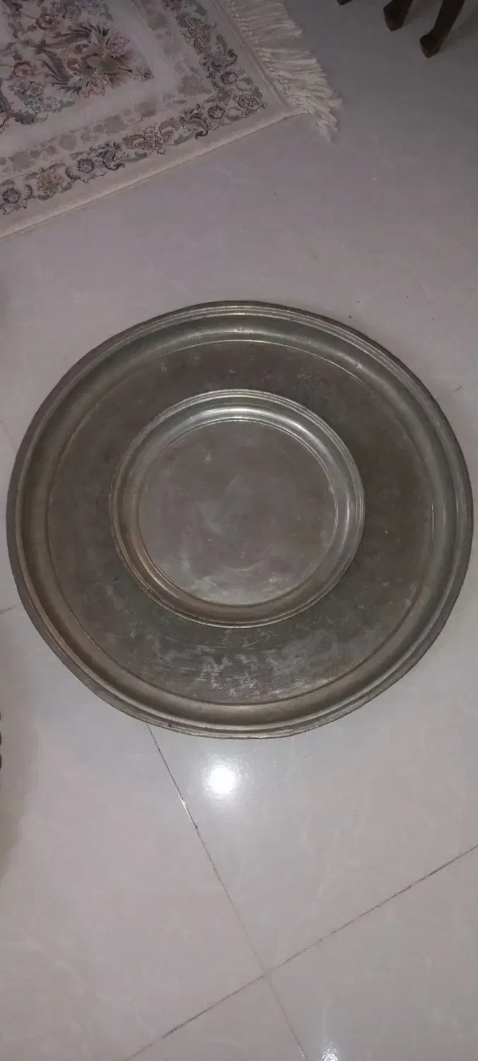 مجمع و کاسه مسی|کلکسیون اشیاء عتیقه|شهرضا, |دیوار