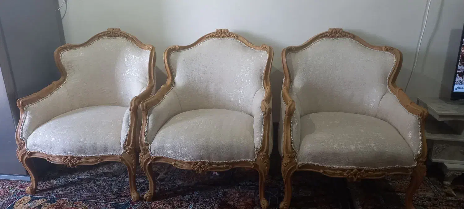 فروش فوری مبل استیل لورنزو فرانسوی|مبلمان خانگی و میز عسلی|گلستان (تهران), |دیوار