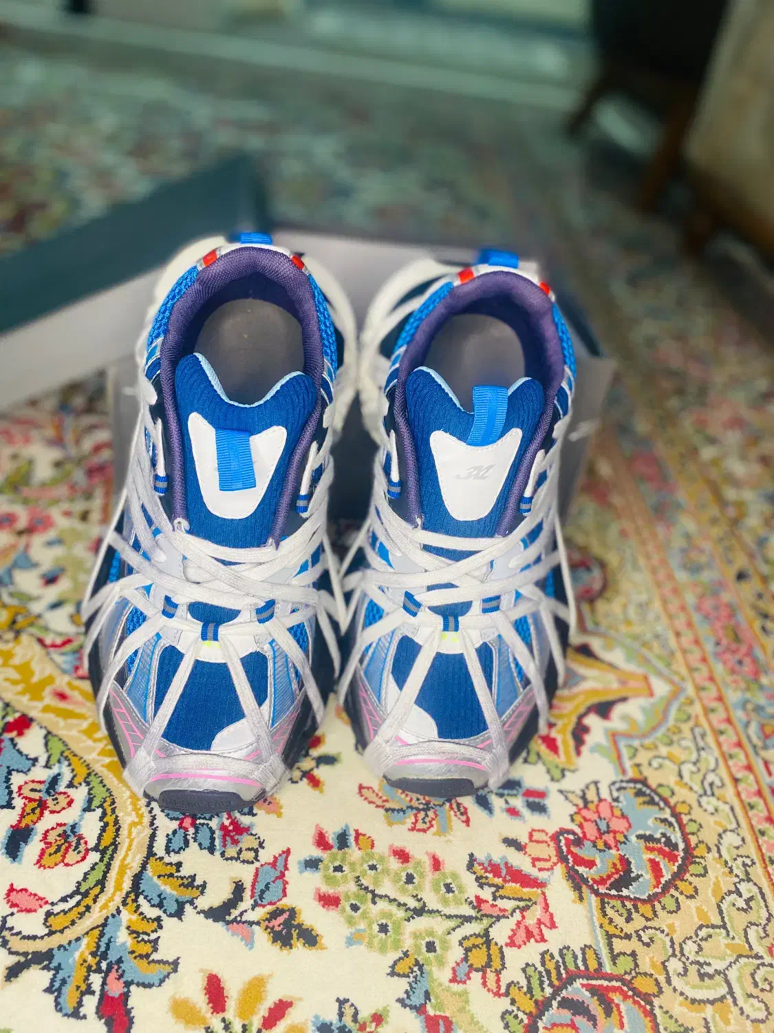 کتونی بالنسیاگا اسپایدر ابی سایز 43|کیف، کفش، کمربند|اهواز, پردیس دو|دیوار