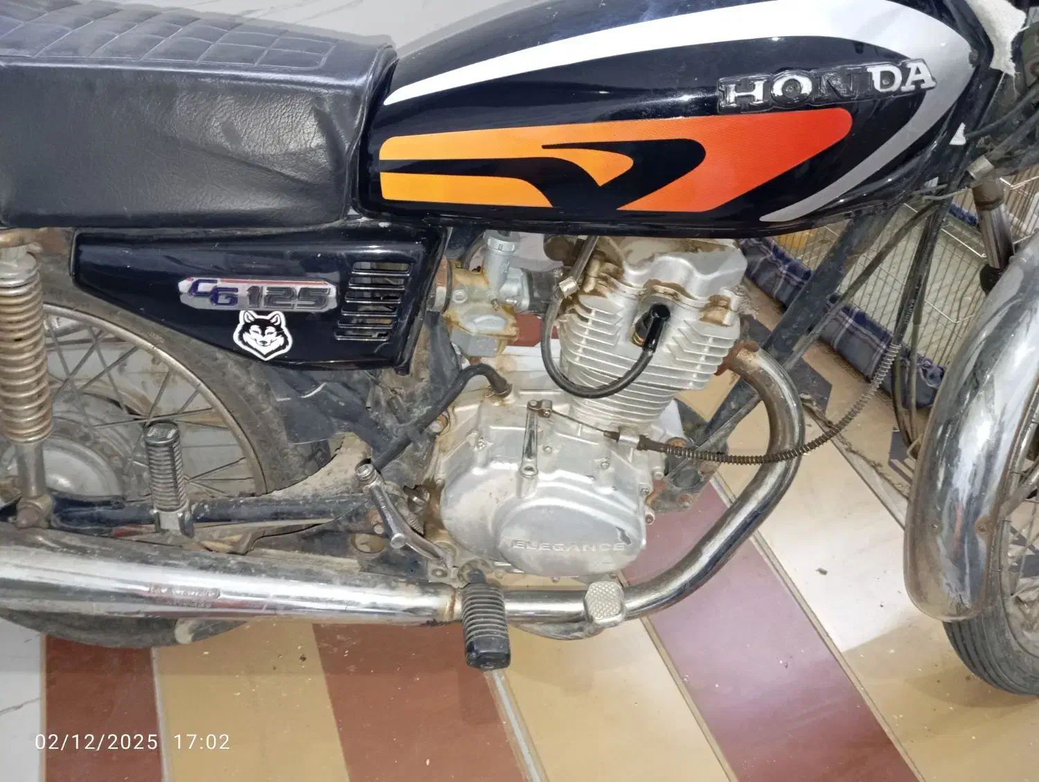 موتور مزایده الگانس125. مدل 87|موتورسیکلت|تبریز, |دیوار