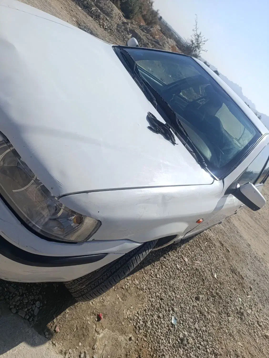 سمند مدل 87 سفید|خودرو سواری و وانت|کهنوج, |دیوار