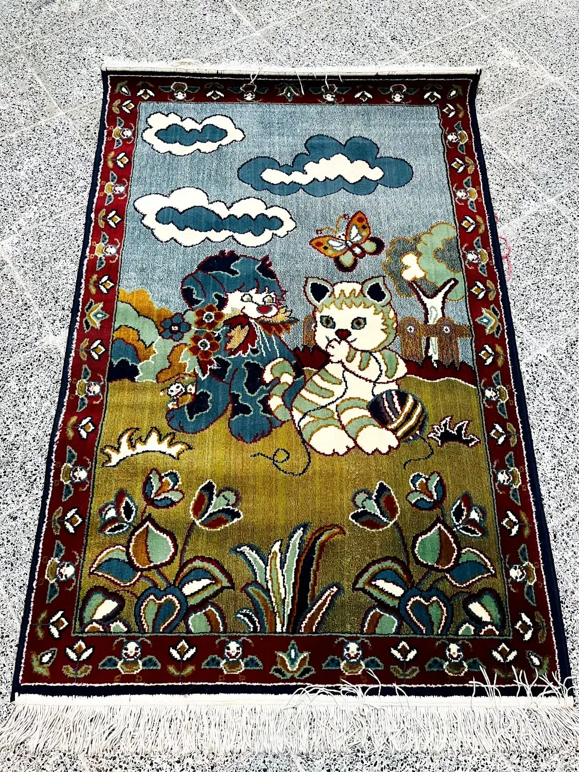 قالی|فرش|دزفول, |دیوار