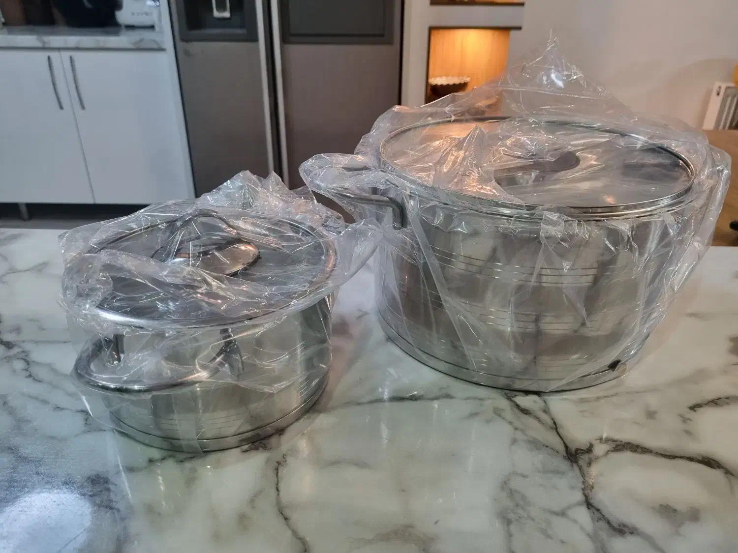 ۲ عدد قابلمه استیل نو|ظروف پختوپز|کرمان, |دیوار