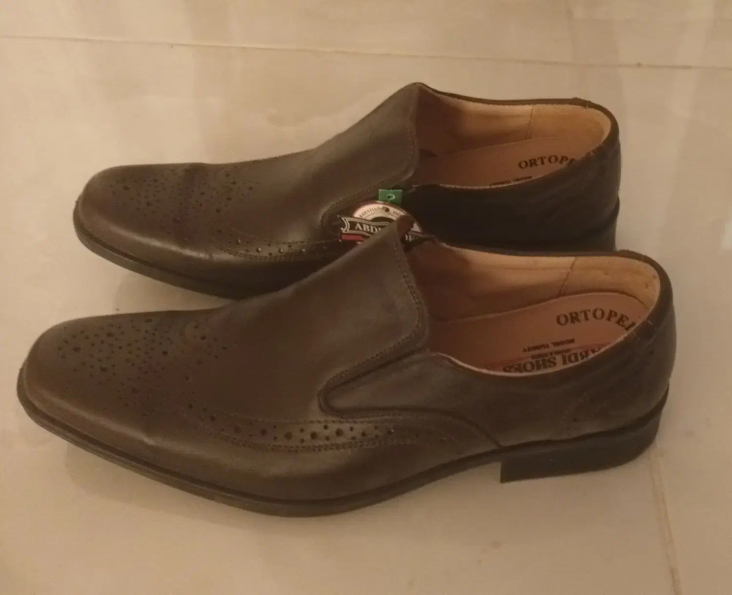 فروش کفش مجلسی چرم طبیعی|کیف، کفش، کمربند|جهرم, |دیوار