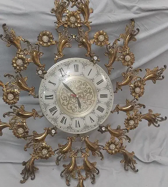 ساعت برنجی تمام برنز|ساعت دیواری و تزئینی|تهران, سازمان برنامه شمالی|دیوار