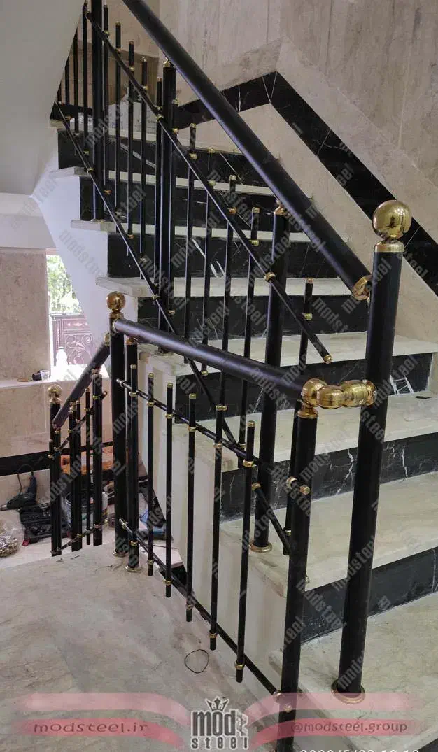 نرده استاتیک بایراق استیل جدیدمقاوم|خدمات پیشه و مهارت|قم, انسجام|دیوار