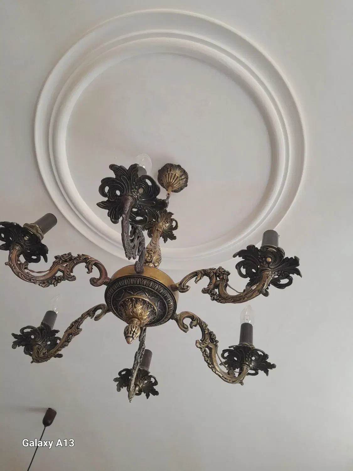 لوستربرنزی دوعددبادیوارکوب|لوستر و چراغ آویز|شازند, |دیوار