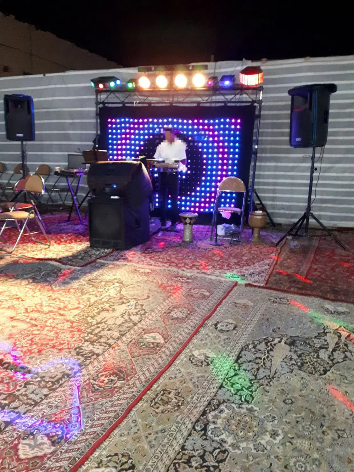 پرده ال ای دیled|صوتی و تصویری|اصفهان, قائمیه|دیوار