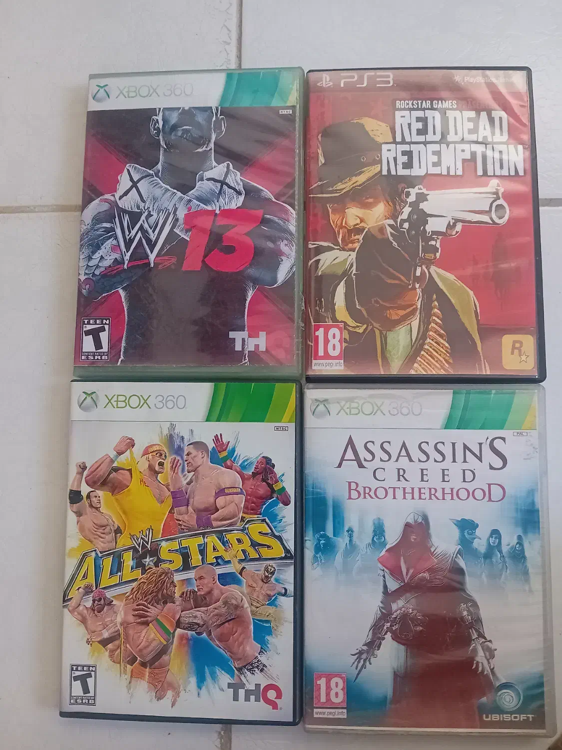 فروش تعدادی بازی xbox 360 و ps3|کنسول، بازی ویدئویی و آنلاین|نجف‌آباد, مولوی شمالی|دیوار