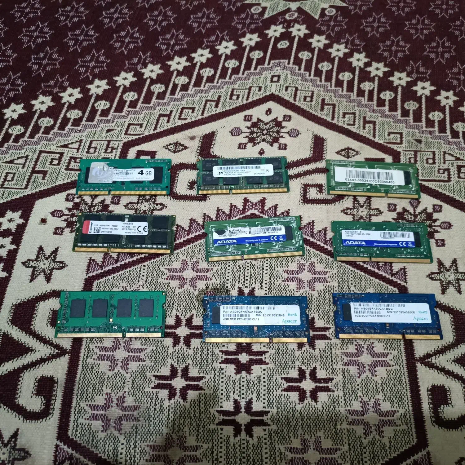 رم لپتاپ ۴ گیگ و ۸ گیگ|قطعات و لوازم جانبی رایانه|تهران, یاخجی آباد|دیوار