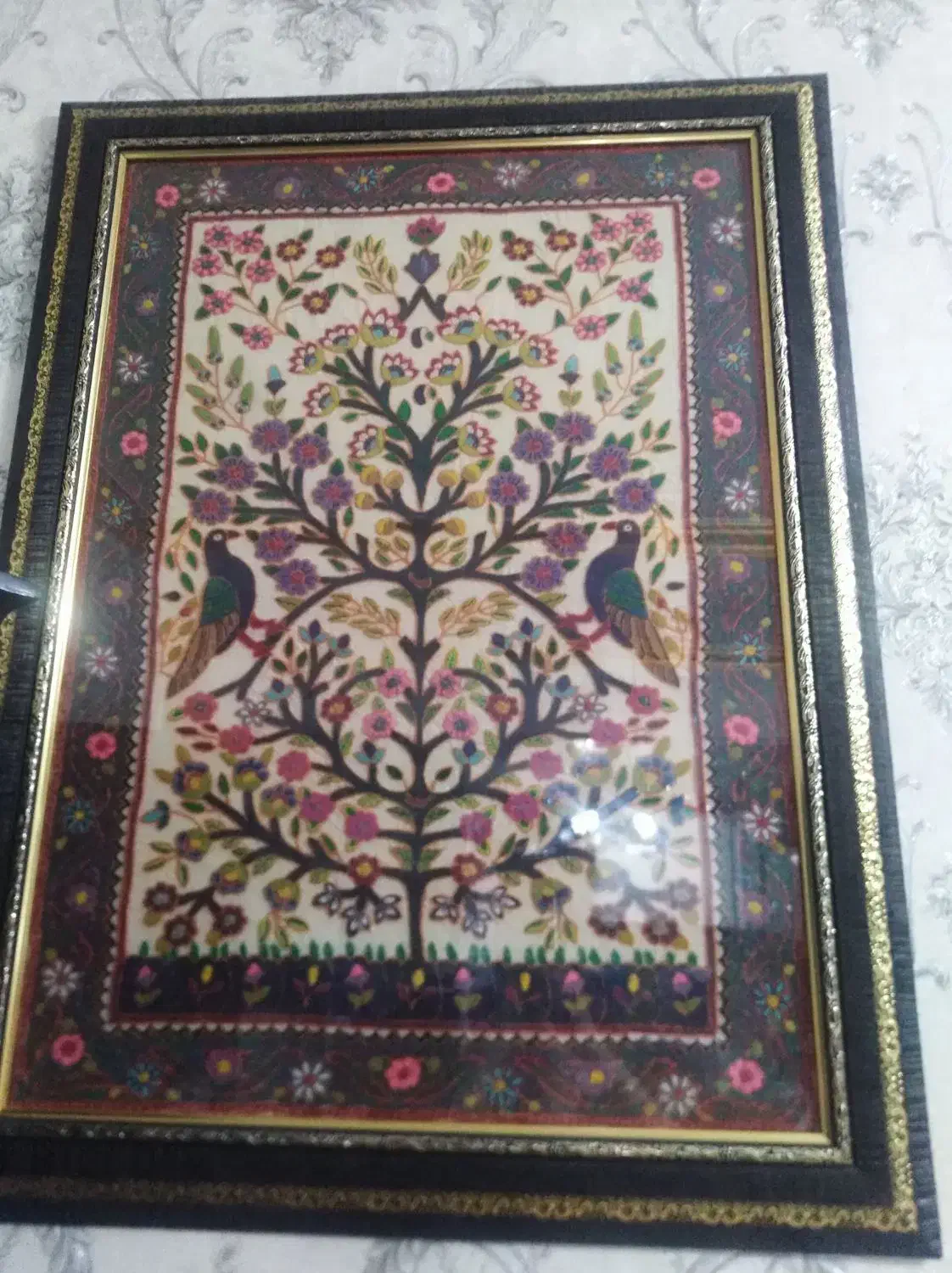 تابلو پته پته زیبا خوش دوخت|صنایع دستی و سایر لوازم تزئینی|کرمان, |دیوار