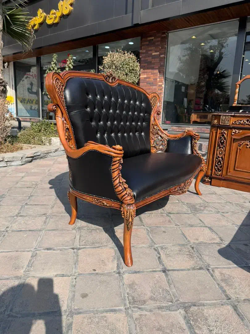 مبلمان اداری کلاسیک میز مدیریت جدید مبل رومانی|دفتر کار|تهران, یافت‌آباد|دیوار