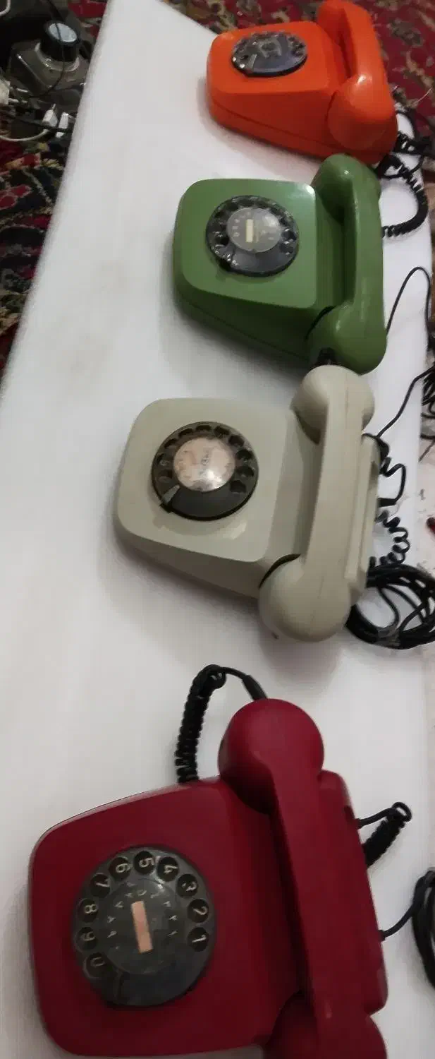 تلفن چرخشی|تلفن رومیزی|قم, انسجام|دیوار