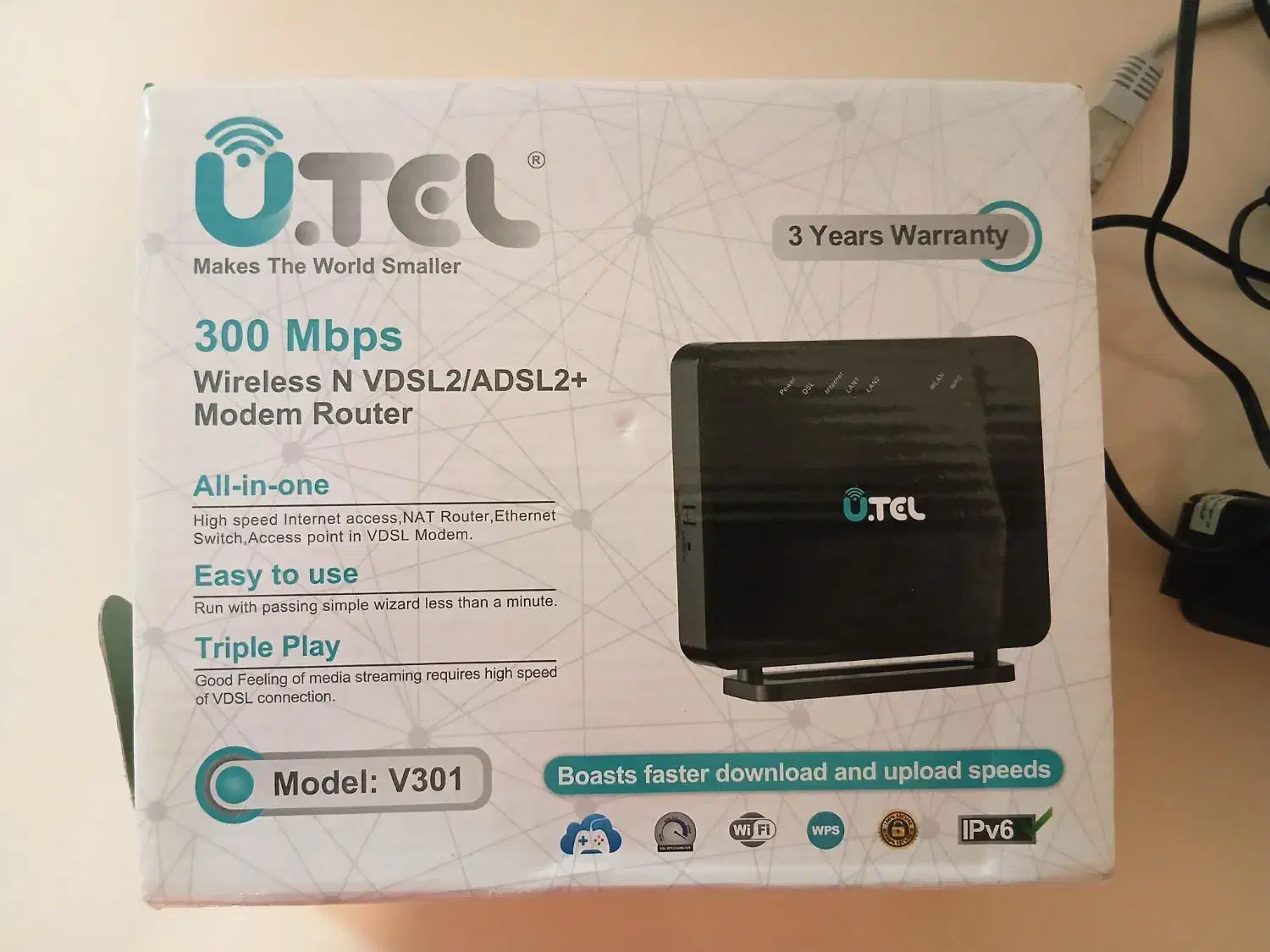 مودم UTEL|مودم و تجهیزات شبکه|شیراز, سینما سعدی|دیوار