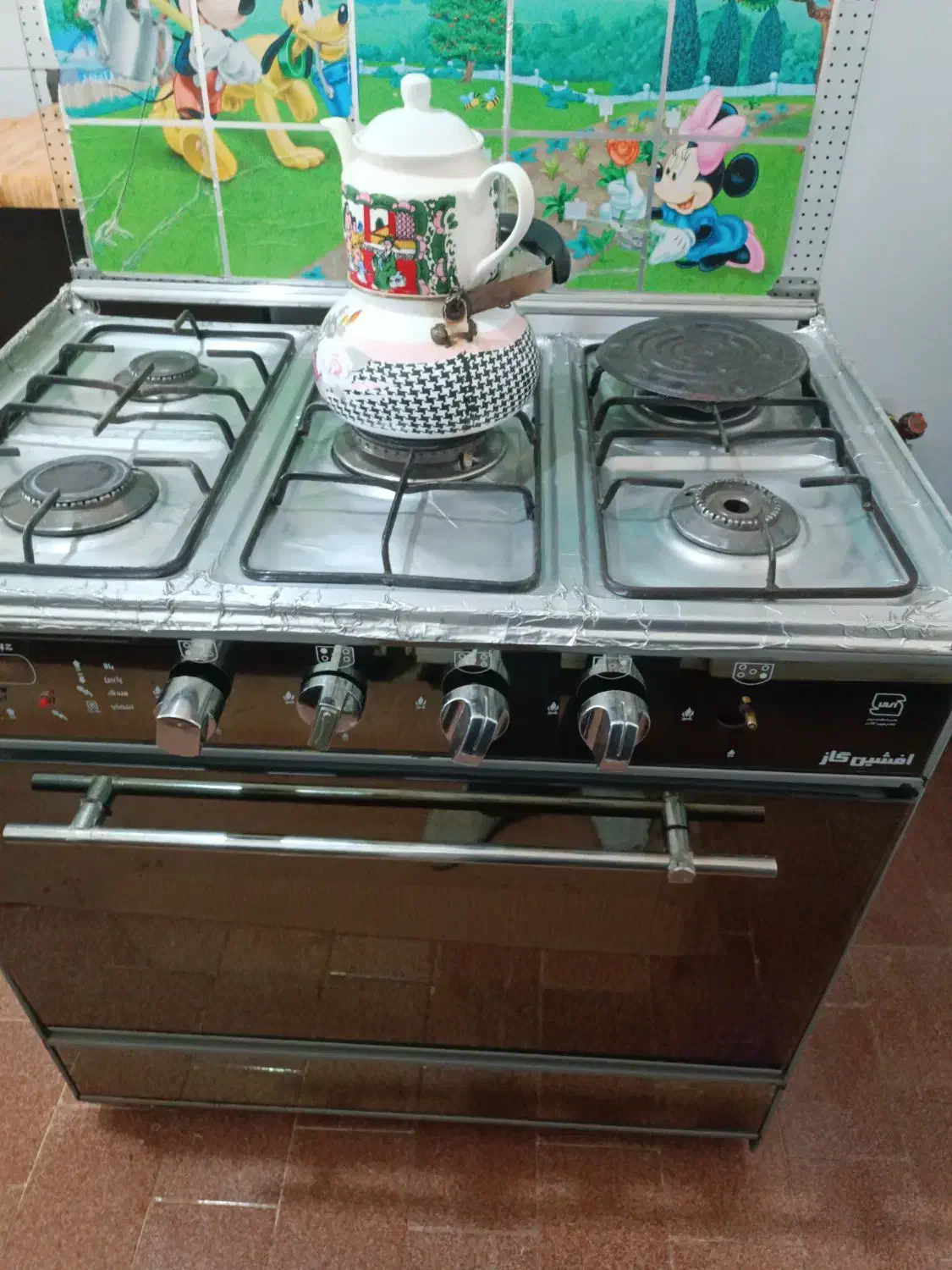 اجاق گاز پنج شعله طرح فر|اجاق گاز و لوازم برقی پخت‌وپز|مراغه, |دیوار