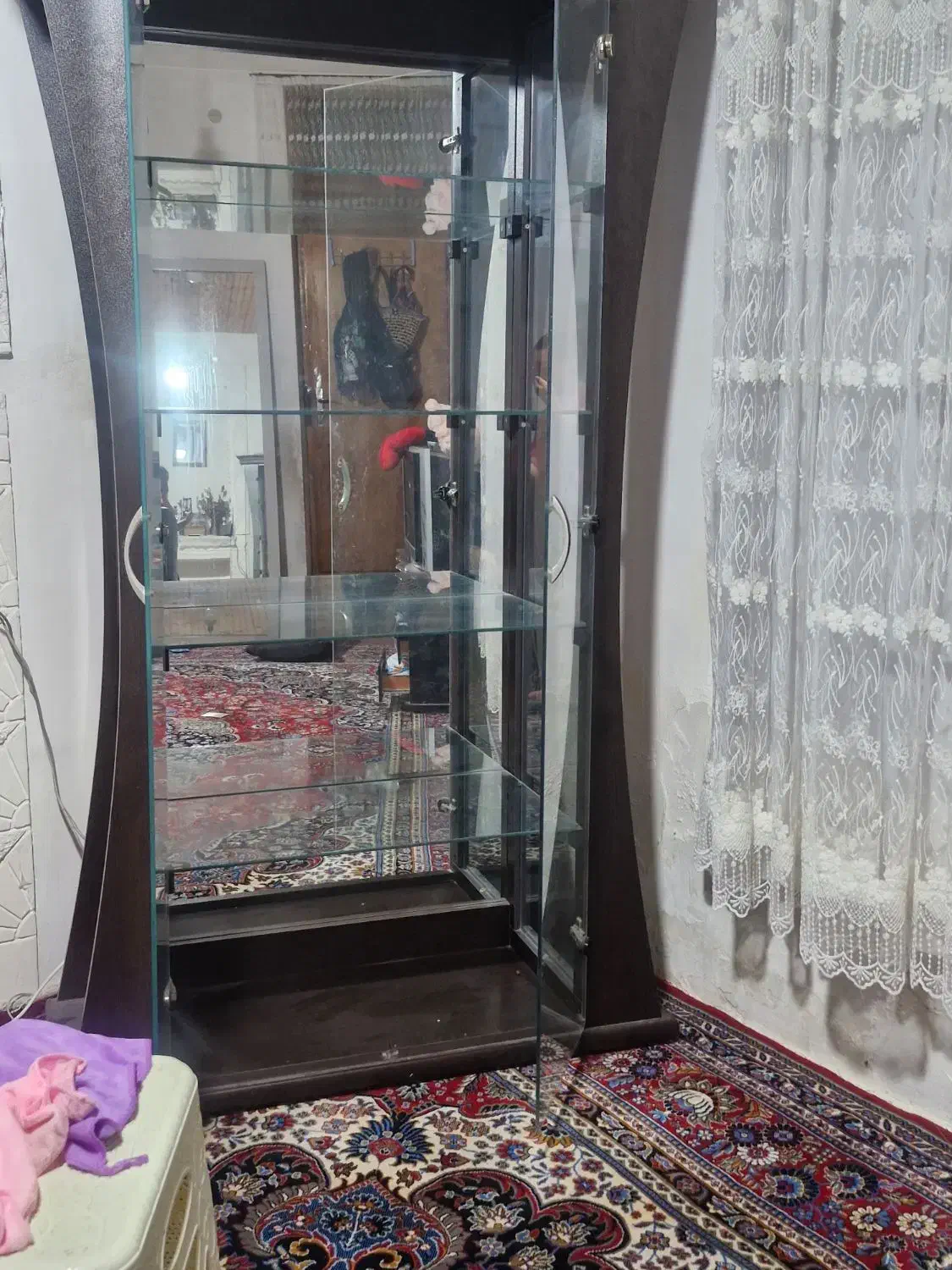 ویترین شیشه ای|بوفه، ویترین، کنسول|کردکوی, |دیوار