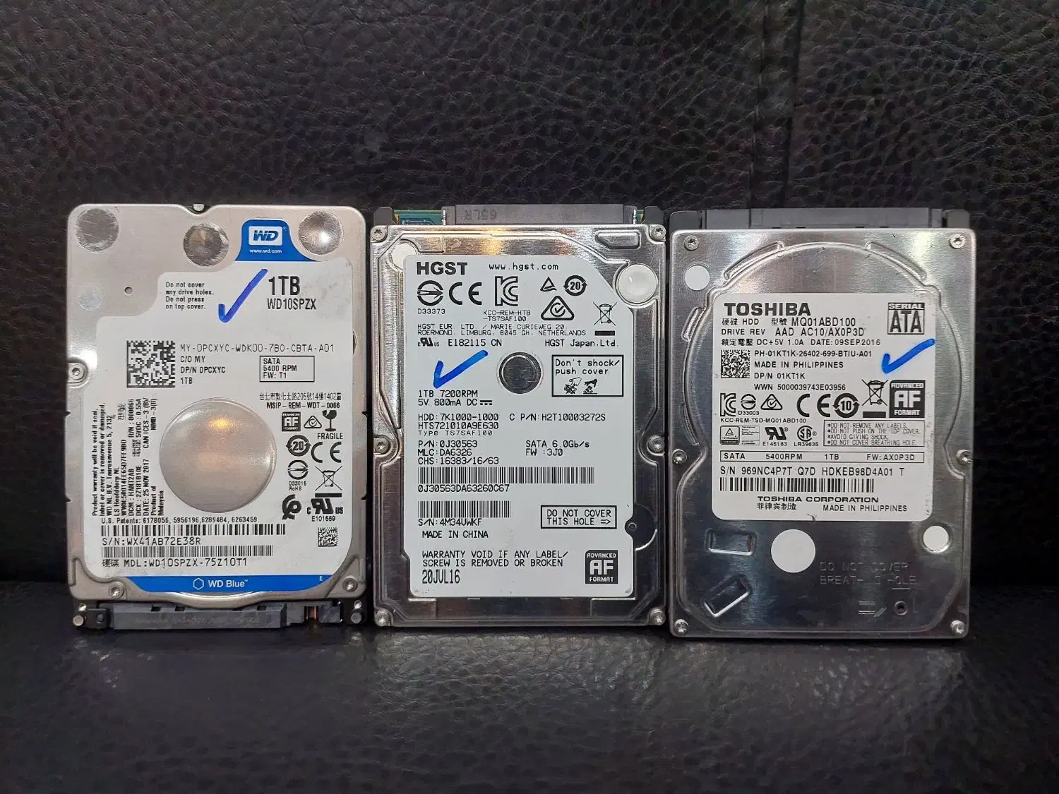 ۳عدد هارد نوت بوک ۱ترابایت|قطعات و لوازم جانبی رایانه|تهران, فلسطین (میدان انقلاب)|دیوار