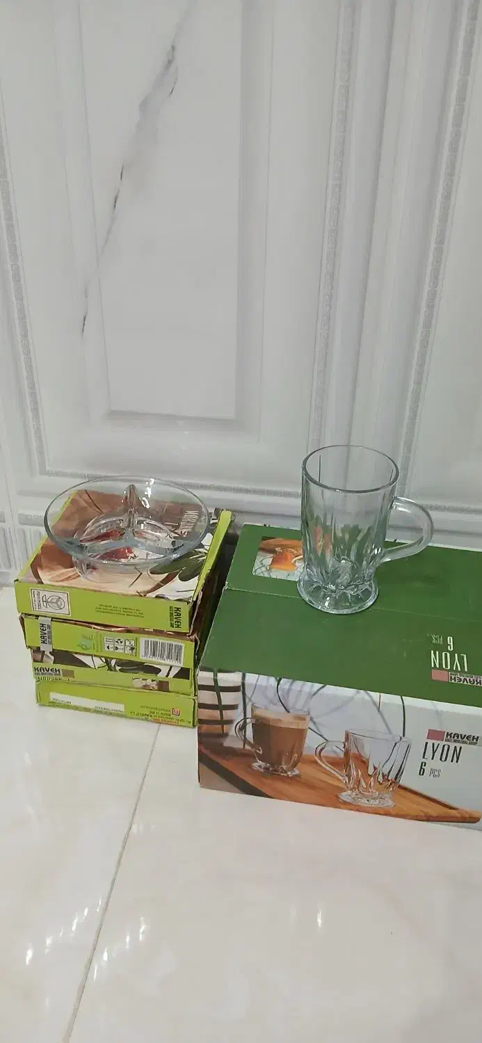 ظروف شیشه ای|ظروف سرو و پذیرایی|آستانه اشرفیه, |دیوار