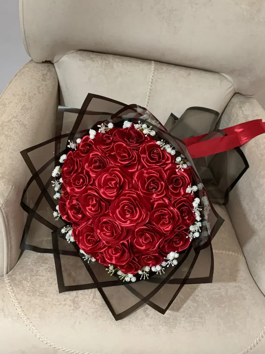 ۳۰شاخه با ژیپسوفیلا|گل مصنوعی|ارومیه, |دیوار