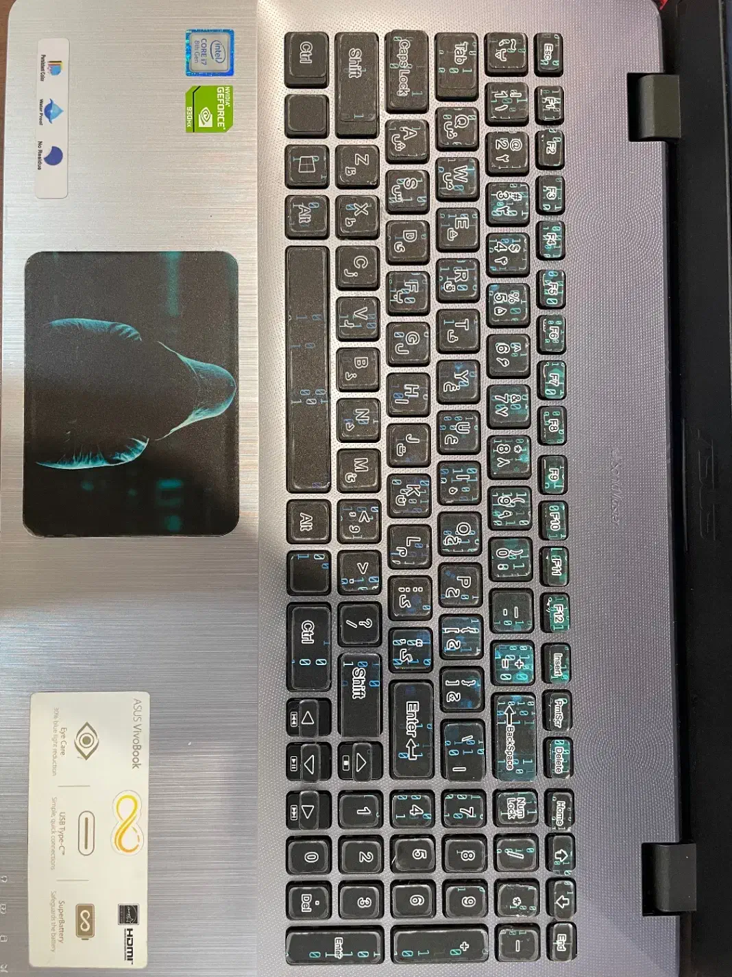 لب تاپ ایسوس مدل vivobook core i7|رایانه همراه|رشت, جانبازان|دیوار