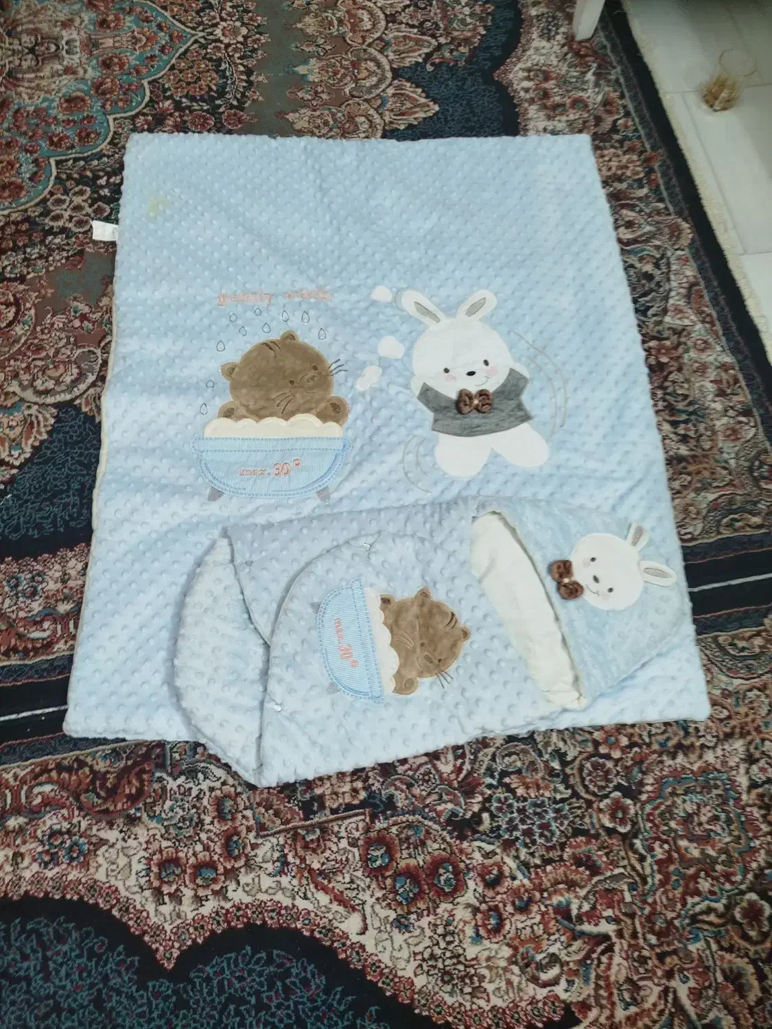 تشک گاردار همراه باپتووبالش  وقنداق وتشک نو|اسباب و اثاث بچه|پاکدشت, پاکدشت (مامازند)|دیوار