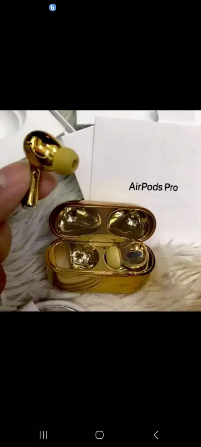 Airpod pro new GOLD|لوازم جانبی موبایل و تبلت|باغستان, |دیوار