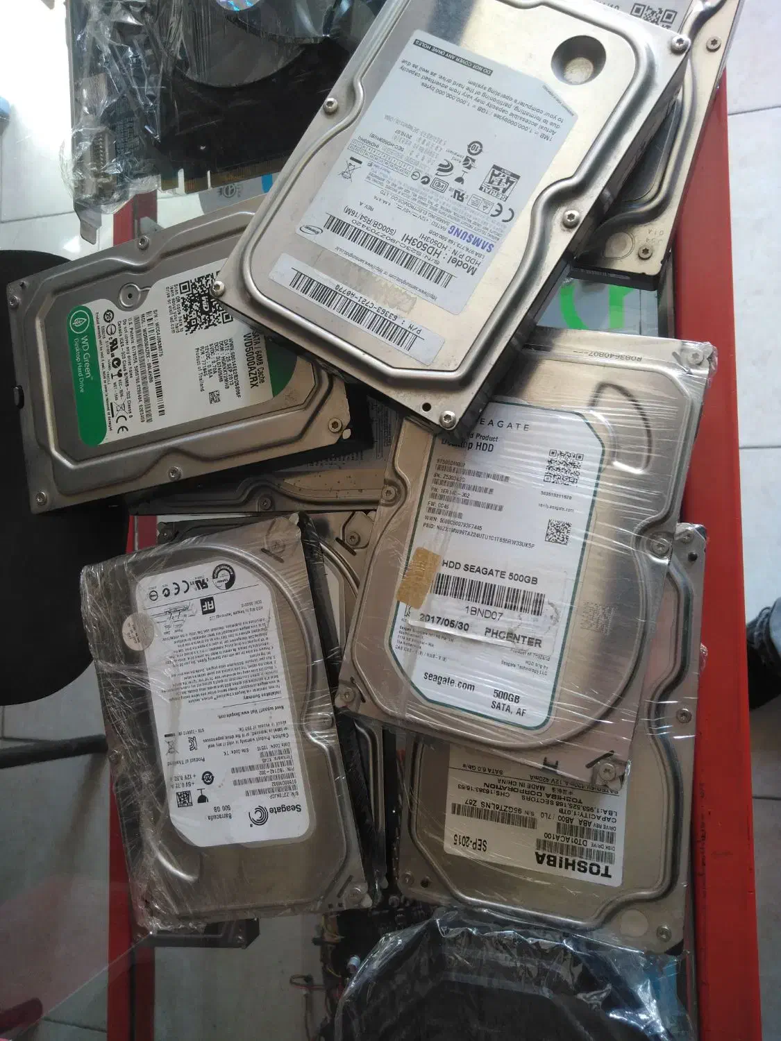 هارد پونصد گیگ سلامت صد کارکرد بسیار پایین|قطعات و لوازم جانبی رایانه|نکا, |دیوار