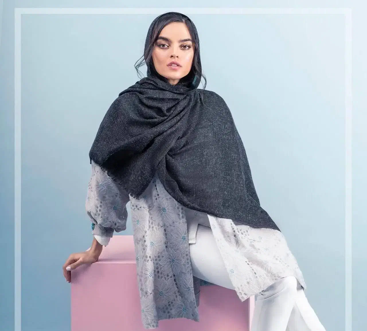 شال موهر اکلیلی ترک|لباس|آستارا, |دیوار