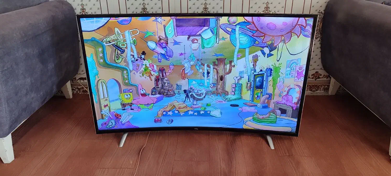 ال ای دی منحنی ۴۸ TCLهوشمند|تلویزیون و پروژکتور|گرگان, |دیوار