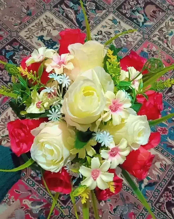 گل عروس|گل مصنوعی|مارگون, |دیوار