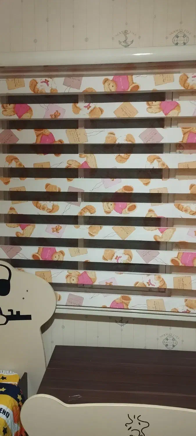 پرده زبرا|پرده، رانر، رومیزی|رشت, شهرک شهید مفتح|دیوار