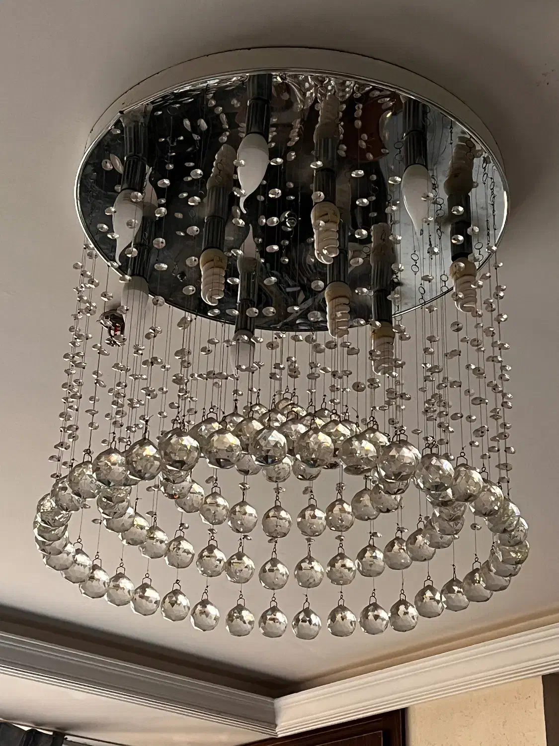 لوستر کریستال|لوستر و چراغ آویز|اصفهان, شفق|دیوار