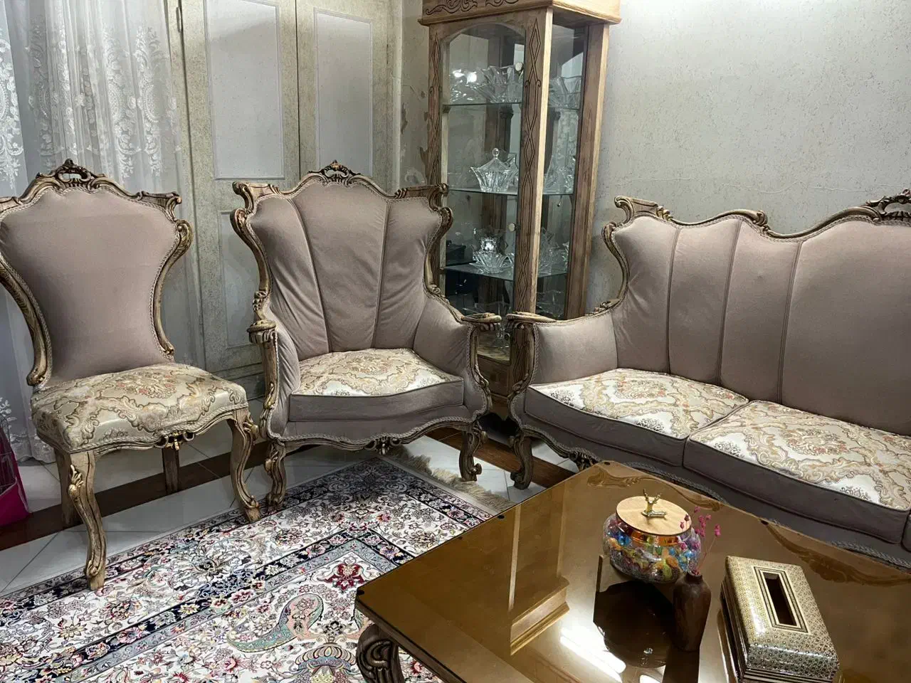مبل سلطنتی خاص اقساطی|مبلمان خانگی و میز عسلی|اصفهان, ارداجی|دیوار