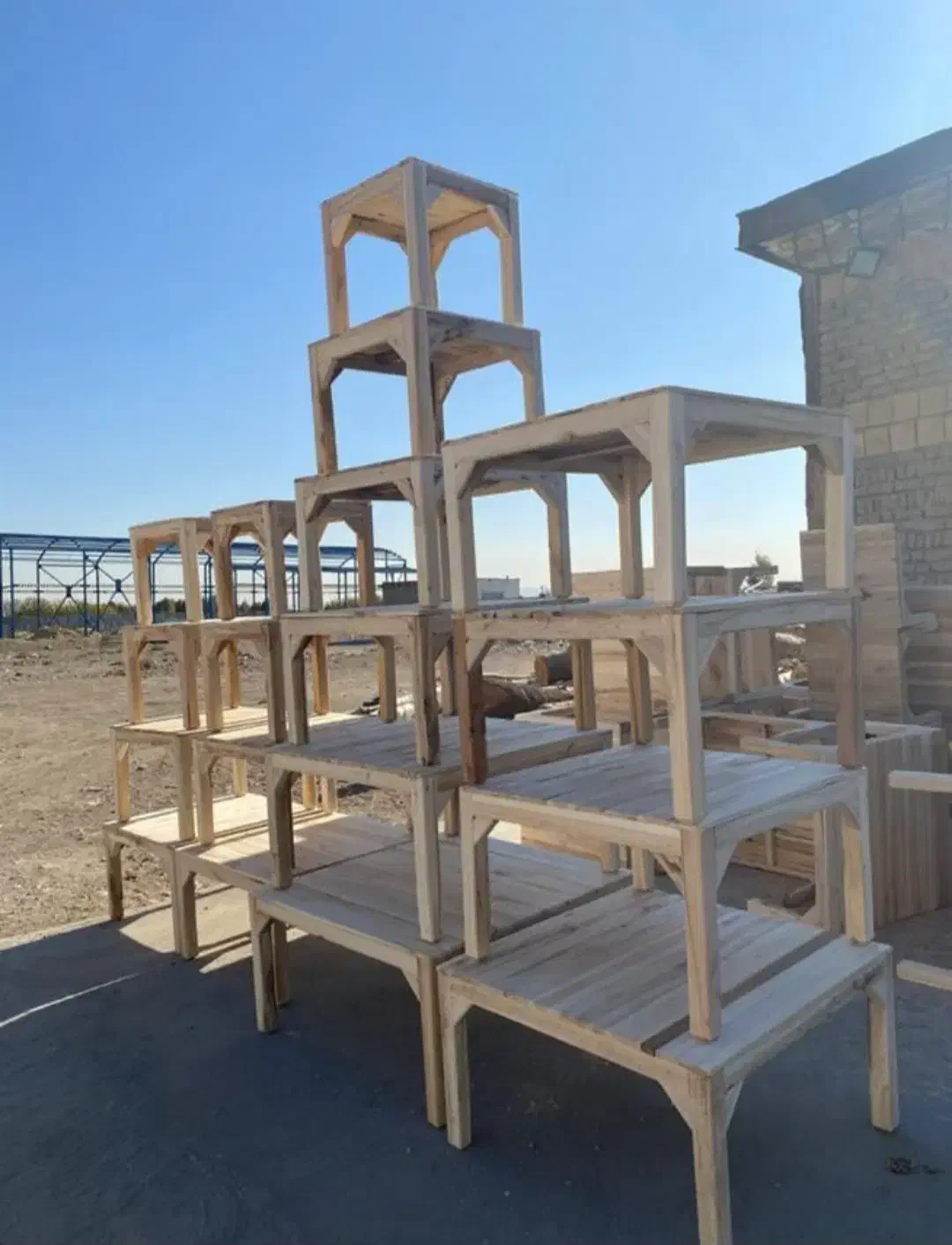 کرسی چوبی لوکوموتیو تمام روس ابعاد 90 در 90 سانت|بخاری، هیتر، شومینه|تهران, شهید رجایی|دیوار