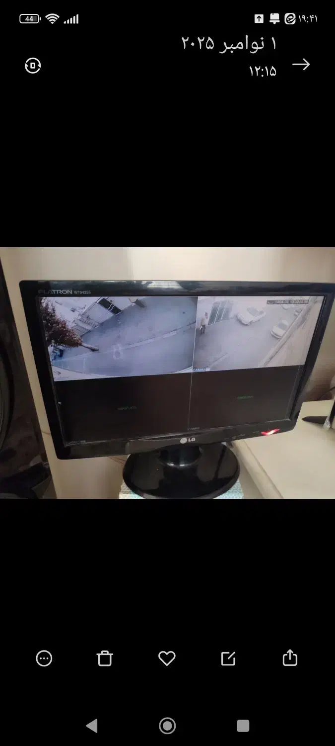 مانیتور الجی ۱۹ اینج|رایانه رومیزی|تهران, شهرک ولیعصر جنوبی|دیوار