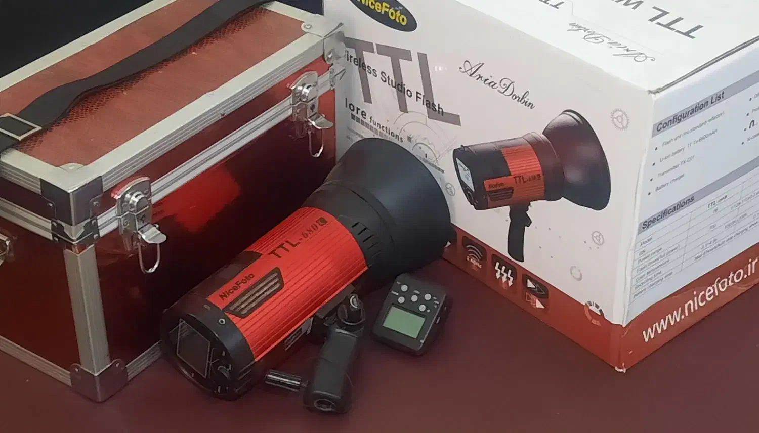 فلاش باطری استودیویی|دوربین عکاسی و فیلم‌برداری|شیراز, سیلو|دیوار