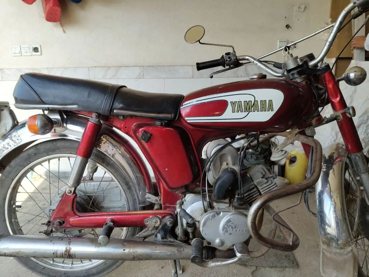 موتور یاماها صد مدل قبل از ۶۵ قیمت صدوده میلیون|موتورسیکلت|کنگاور, |دیوار