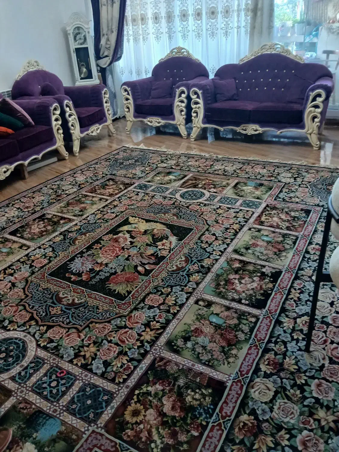 مبل دست دوم ۷ نفره|مبلمان خانگی و میز عسلی|رشت, شهرک قدس|دیوار