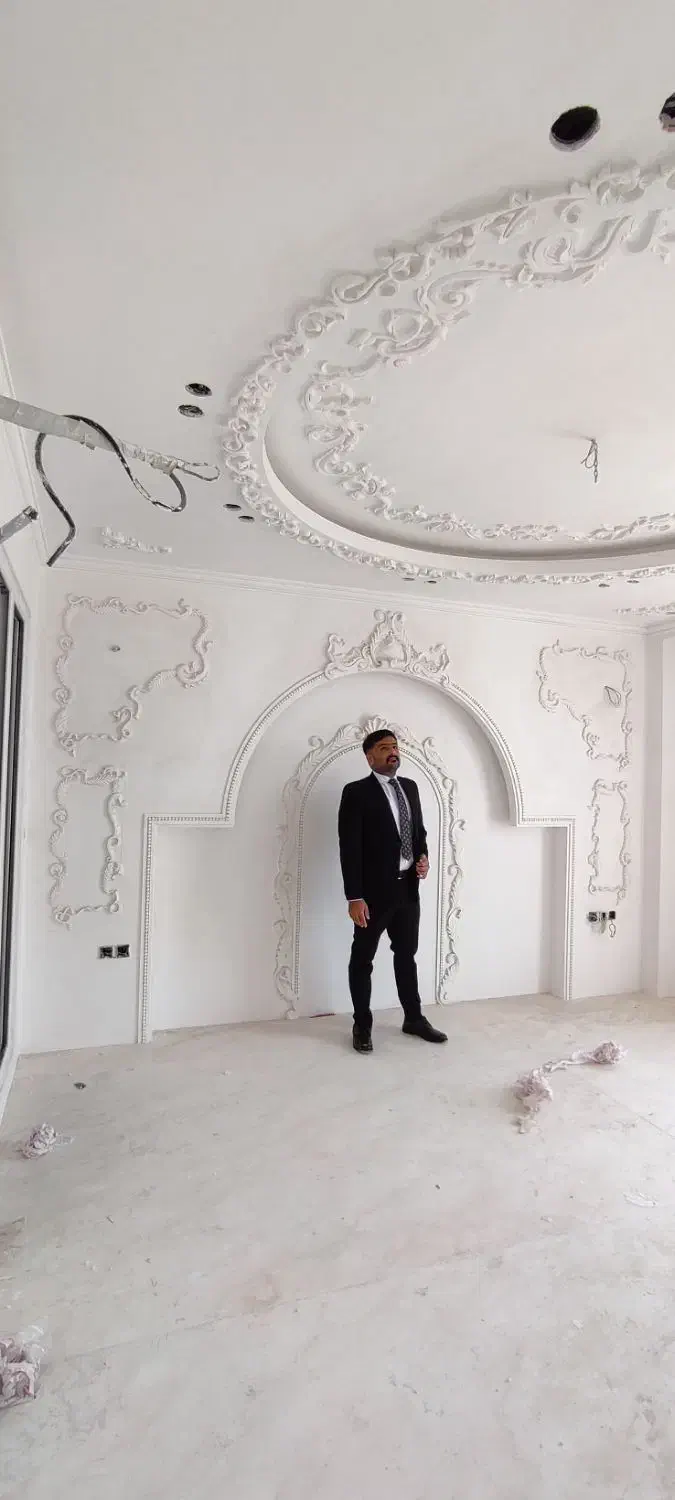 طراحی و اجرا گچبری دستی|خدمات پیشه و مهارت|کیش, |دیوار