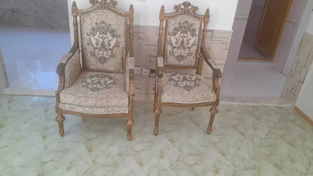 دو دست مبل ۷نفره راحتی و استیل|مبلمان خانگی و میز عسلی|کلارآباد, |دیوار