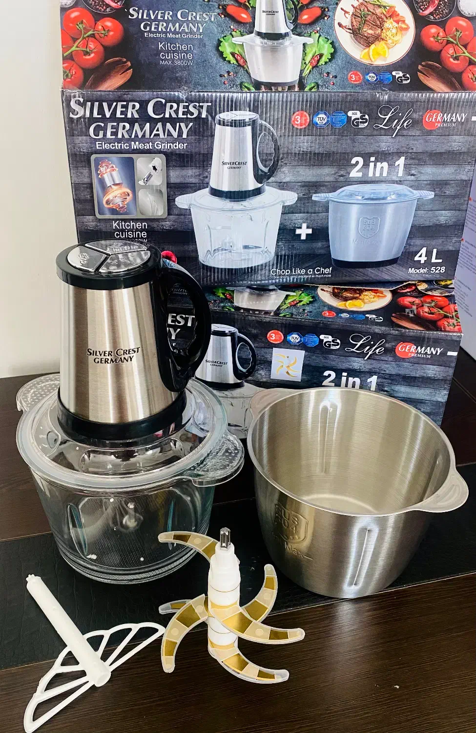 خرد کن ۳.۸ لیتری سیلور کرست|خردکن، آسیاب، غذاساز|تهران, هفت چنار|دیوار