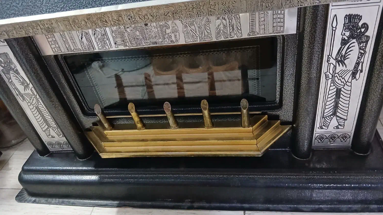 بخاری شومینه هیلتون. ۱متر در ۴۰ سالم|بخاری، هیتر، شومینه|اندیشه, اندیشه فاز ۴|دیوار